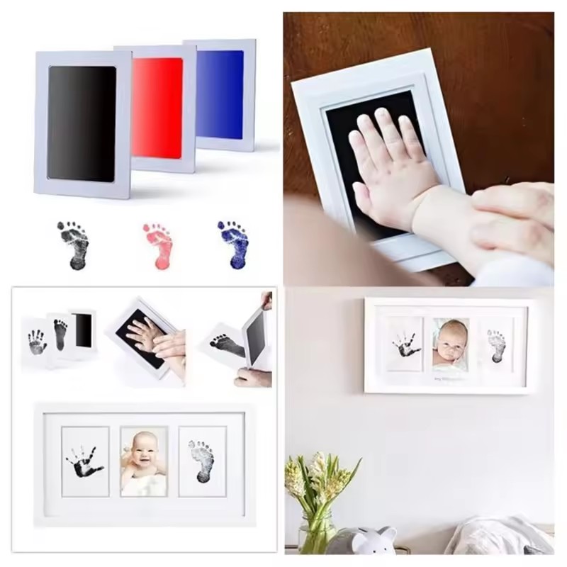 Footprint Ink Kit - وسادات حبر آمنة وغير سامة لبصمات