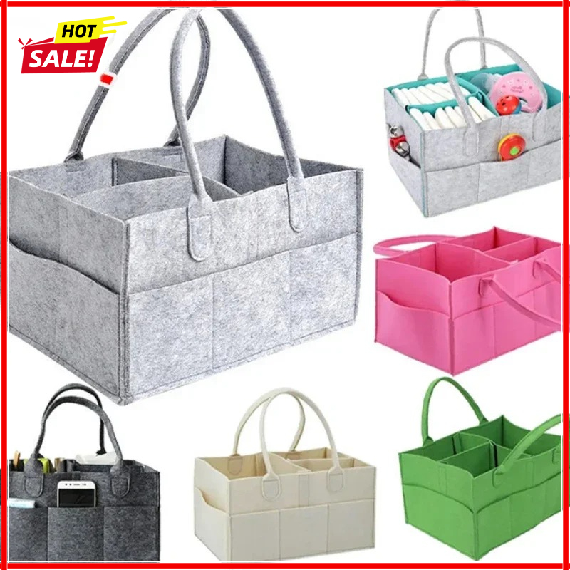 Baby Nursery Storage - حقيبة حفاضات الأطفال المحمولة، منظم وحامل