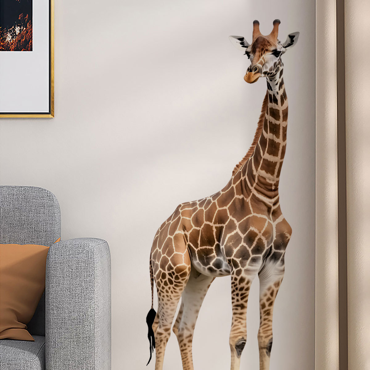 Baby Nursery Jungle Wallpaper - ملصقات حائط كبيرة على شكل حيوانات