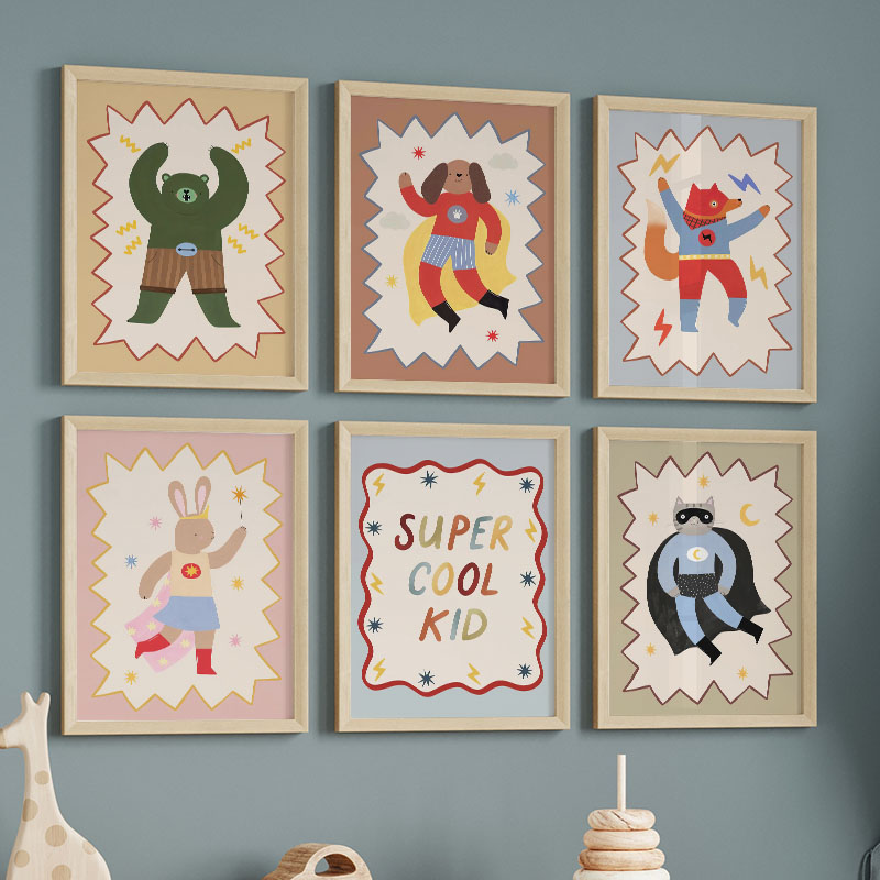Baby Nursery Prints - لوحات فنية كرتونية مضحكة ورائعة لتزيين
