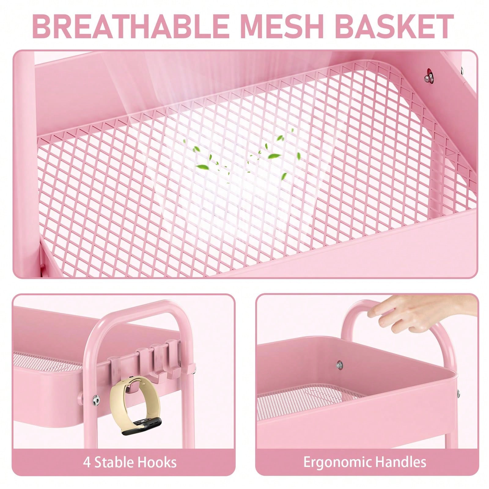 عربة تخزين معدنية بثلاث طبقات  - مراجعة Baby Nursery Storage وسعره