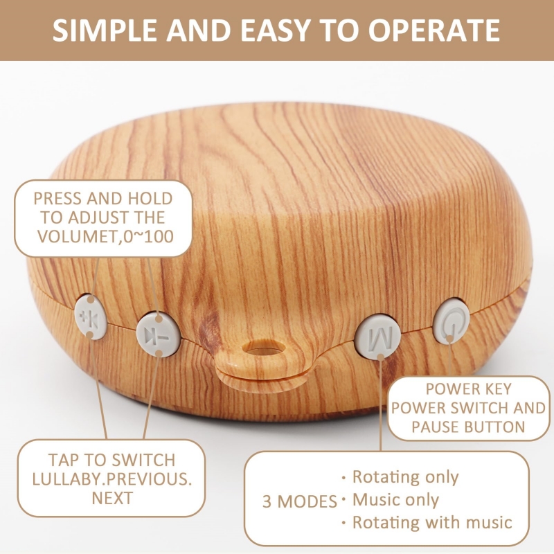 سرير جرس صندوق تشغيل الموسيقى  - مراجعة Baby Nursery Song وسعره