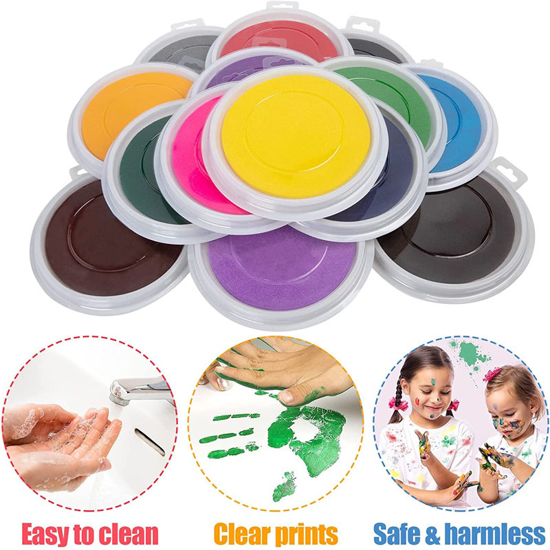 5 وسادات حبر كبيرة مستديرة للح - مراجعة Footprint Ink Kit وسعره
