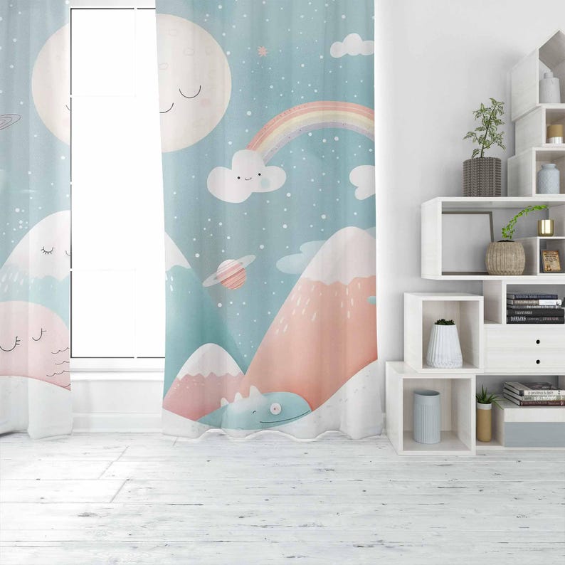 جبل قوس قزح الطفل الحضانة الست - مراجعة Blackout Curtain Nursery وسعره
