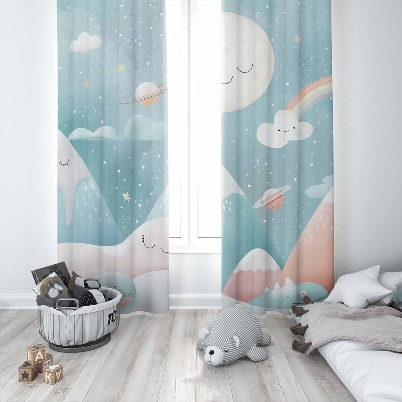 جبل قوس قزح الطفل الحضانة الست - مراجعة Blackout Curtain Nursery وسعره