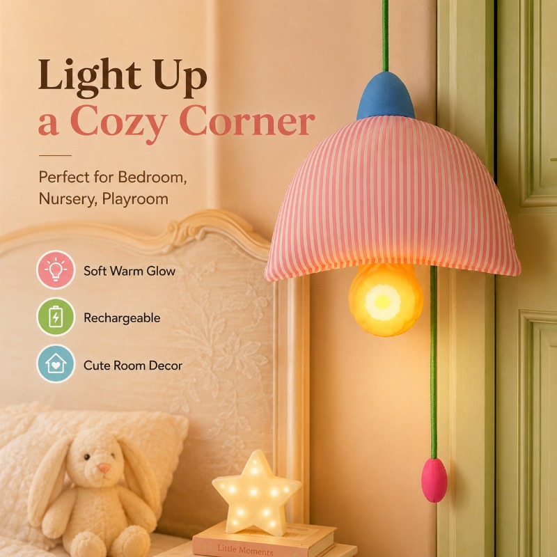 مصباح ليلي معلق قابل لإعادة ال - مراجعة Baby Nursery Lampshade وسعره