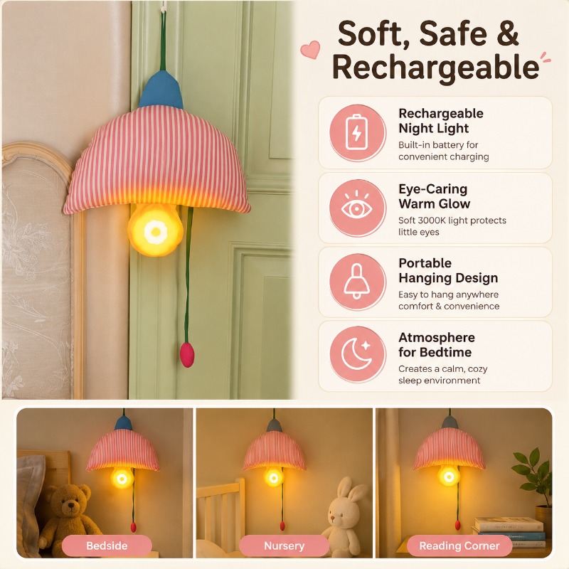 مصباح ليلي معلق قابل لإعادة ال - مراجعة Baby Nursery Lampshade وسعره