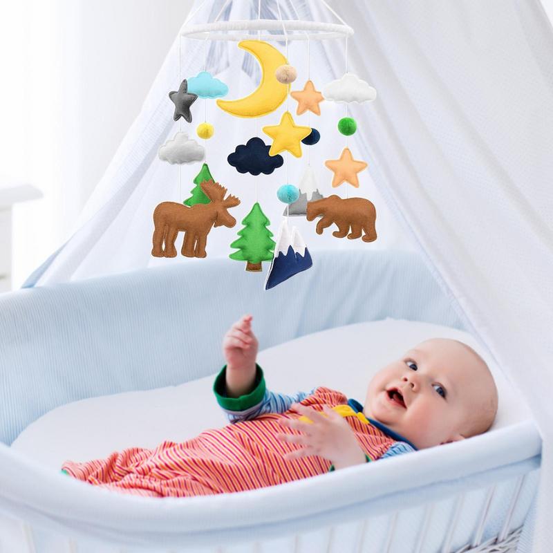 لعبة جرس سرير خشبي ناعم متنقل  - مراجعة Baby Nursery Jungle Theme وسعره
