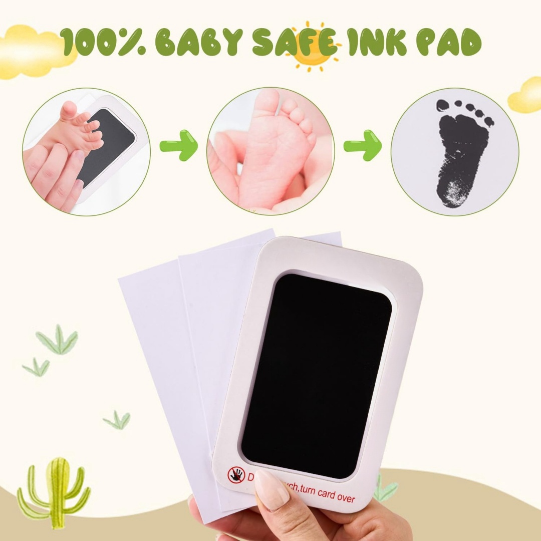 مجموعة بصمة اليد وبصمة القدم ل - مراجعة Footprint Ink Kit وسعره