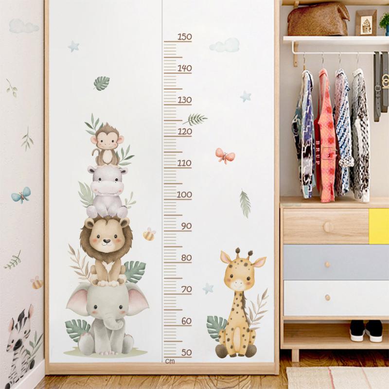 ملصق جديد لقياس نمو الأطفال بت - مراجعة Baby Nursery Jungle Wallpaper وسعره
