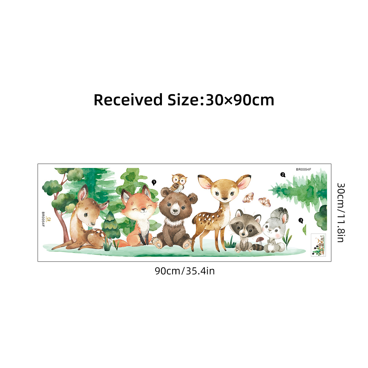 ملصقات حائط للأطفال على شكل حي - مراجعة Baby Nursery Forest Theme وسعره