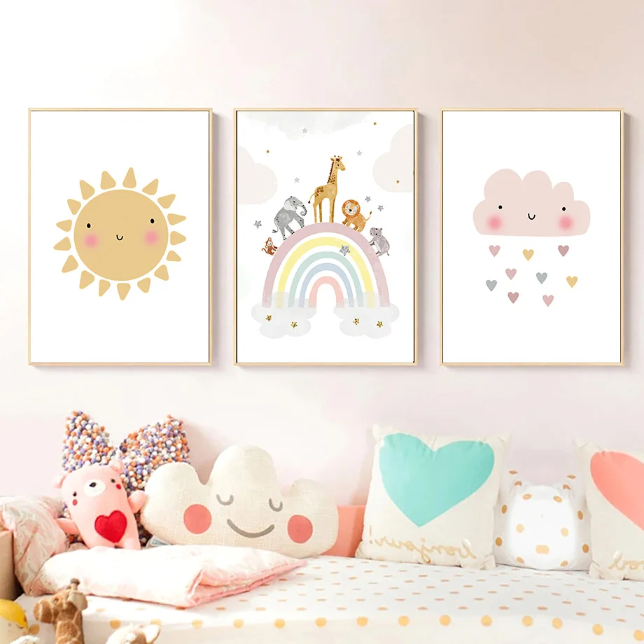 ملصقات وطباعات جدارية على الطر - مراجعة Baby Nursery Prints وسعره