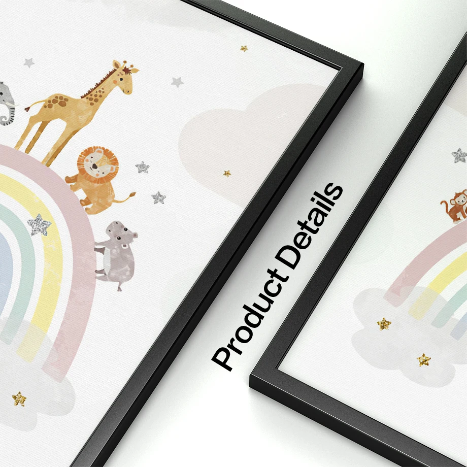 ملصقات وطباعات جدارية على الطر - مراجعة Baby Nursery Prints وسعره