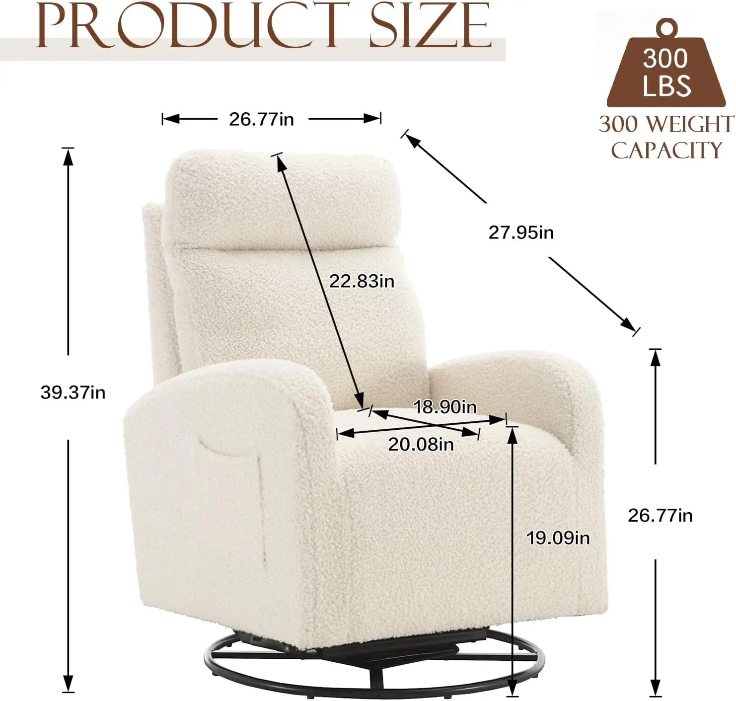 كرسي هزاز دوار عصري، كرسي هزاز - مراجعة Baby Nursery Glider Chair وسعره