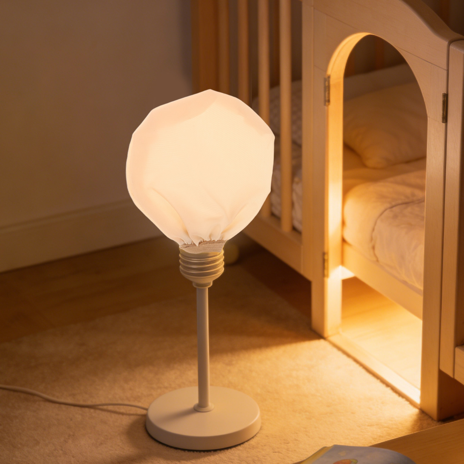 قطعتان من غطاء مصباح غرفة الأط - مراجعة Baby Nursery Lampshade وسعره