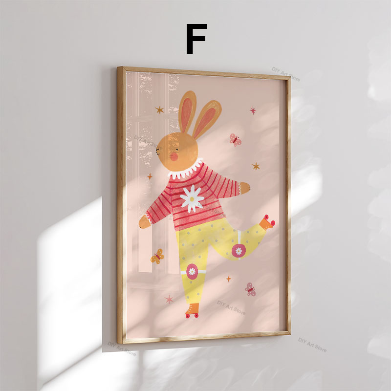 لوحات فنية جدارية كرتونية مضحك - مراجعة Baby Nursery Prints وسعره