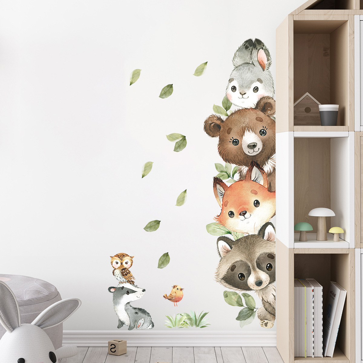 ملصقات حائط للأطفال على شكل حي - مراجعة Baby Nursery Forest Theme وسعره