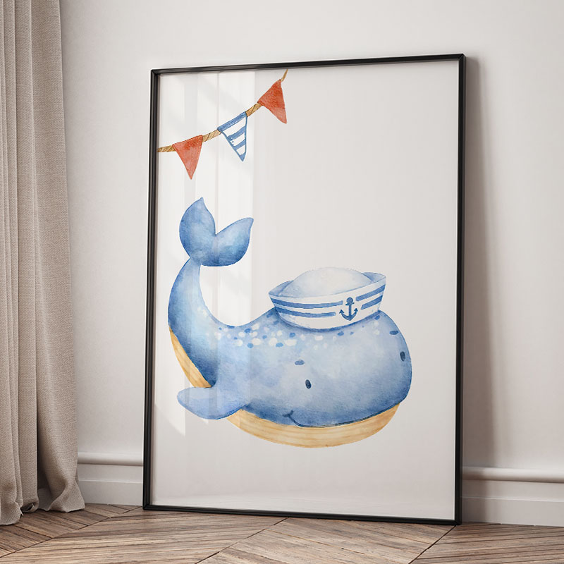ملصقات وطباعات قماشية بتصميمات - مراجعة Baby Nursery Prints وسعره