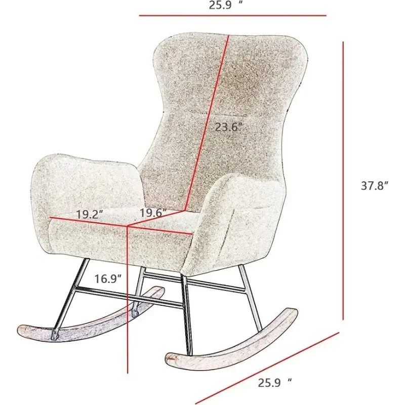 كرسي هزاز هانسونز لغرفة الأطفا - مراجعة Baby Nursery Glider Chair وسعره