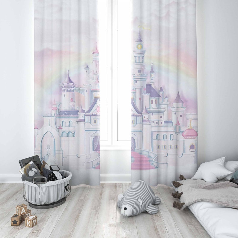 ستارة الحضانة على شكل قلعة الأ - مراجعة Blackout Curtain Nursery وسعره