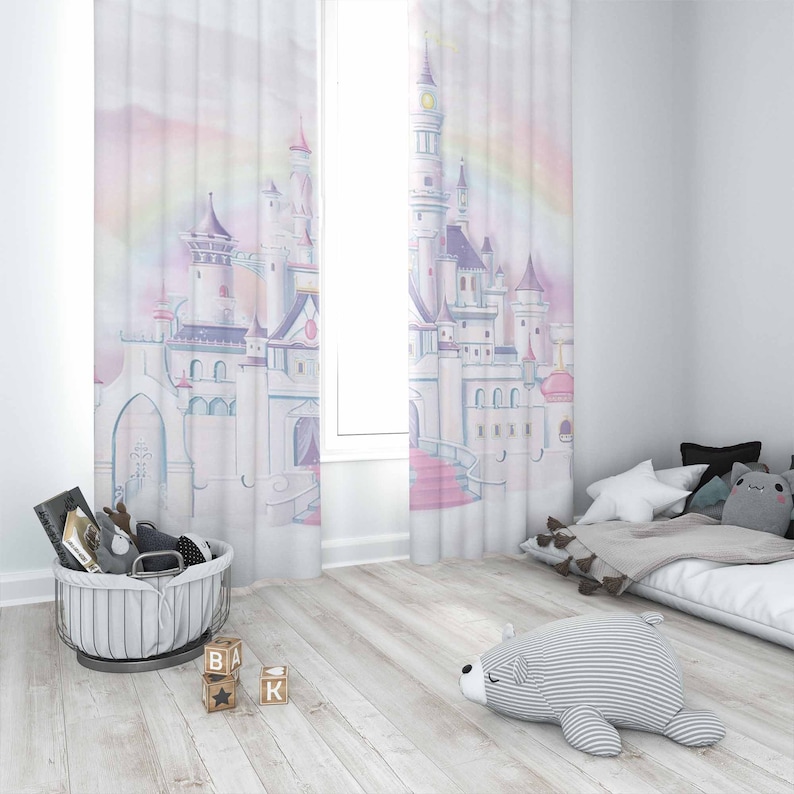 ستارة الحضانة على شكل قلعة الأ - مراجعة Blackout Curtain Nursery وسعره