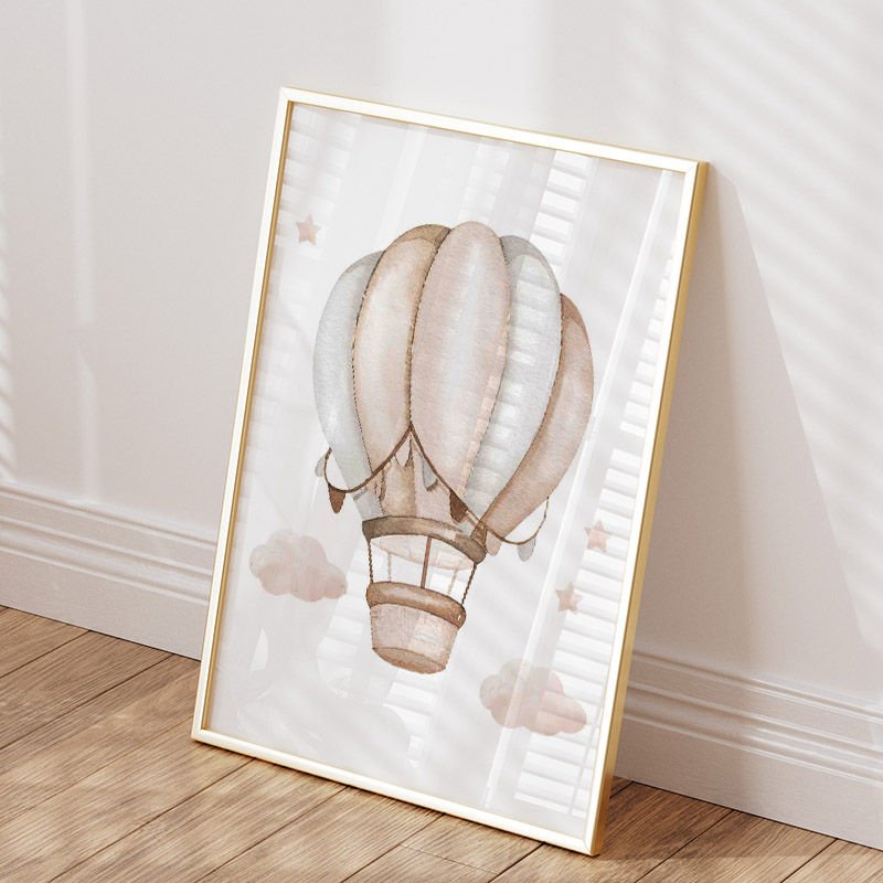 لطيف الفيل الساخن بالون القمر  - مراجعة Baby Nursery Prints وسعره