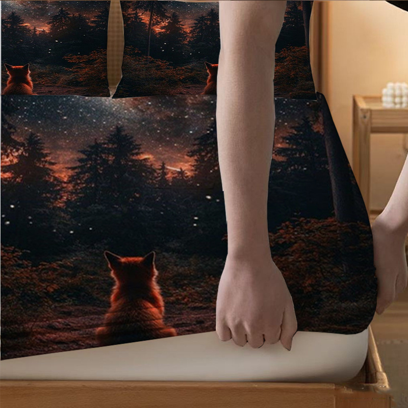 غطاء سرير وواقي مرتبة بتصميم ث - مراجعة Baby Nursery Forest Theme وسعره