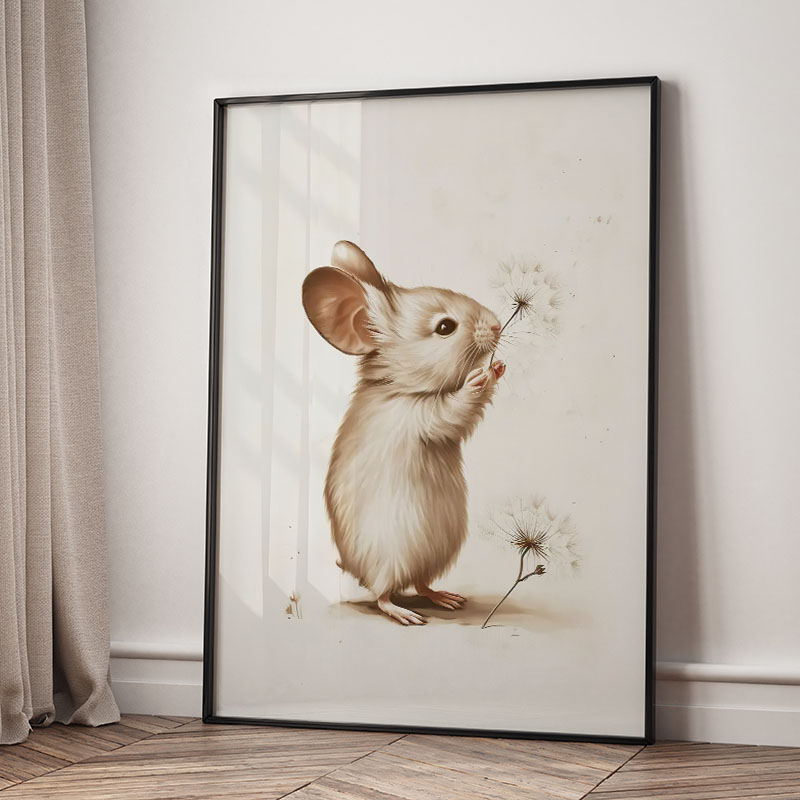 ملصقات حائط على شكل دب وأرنب و - مراجعة Baby Nursery Prints وسعره