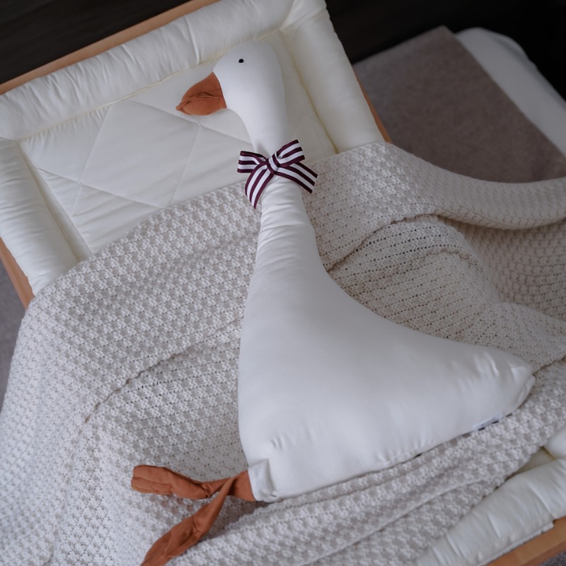 دمية إوزة قماشية بطول 35/55 سم - مراجعة Baby Nursery Layout وسعره