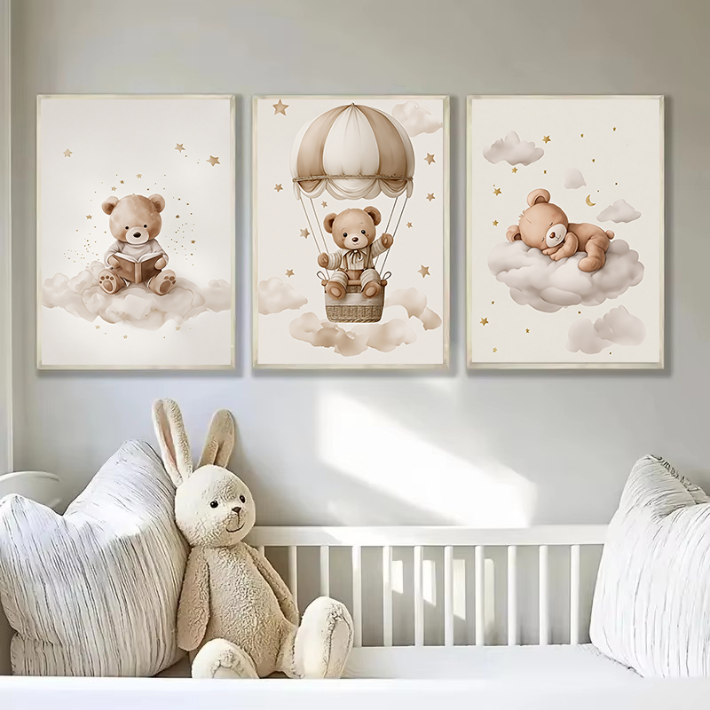 3 قطعة/المجموعة البوهيمي دمية  - مراجعة Baby Nursery Prints وسعره