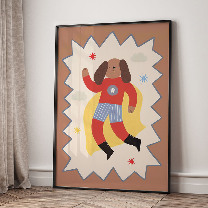 لوحات فنية كرتونية مضحكة ورائع - مراجعة Baby Nursery Prints وسعره