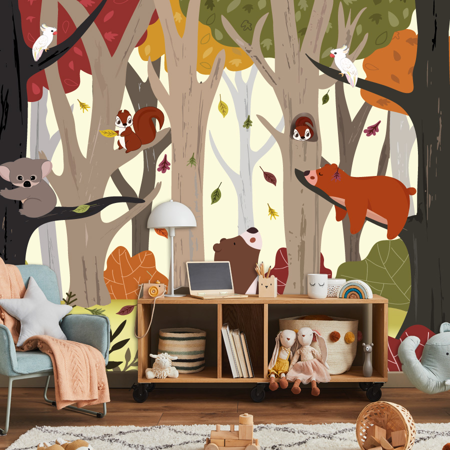 أكثر من 25 نوعًا من ورق الحائط - مراجعة Baby Nursery Jungle Wallpaper وسعره