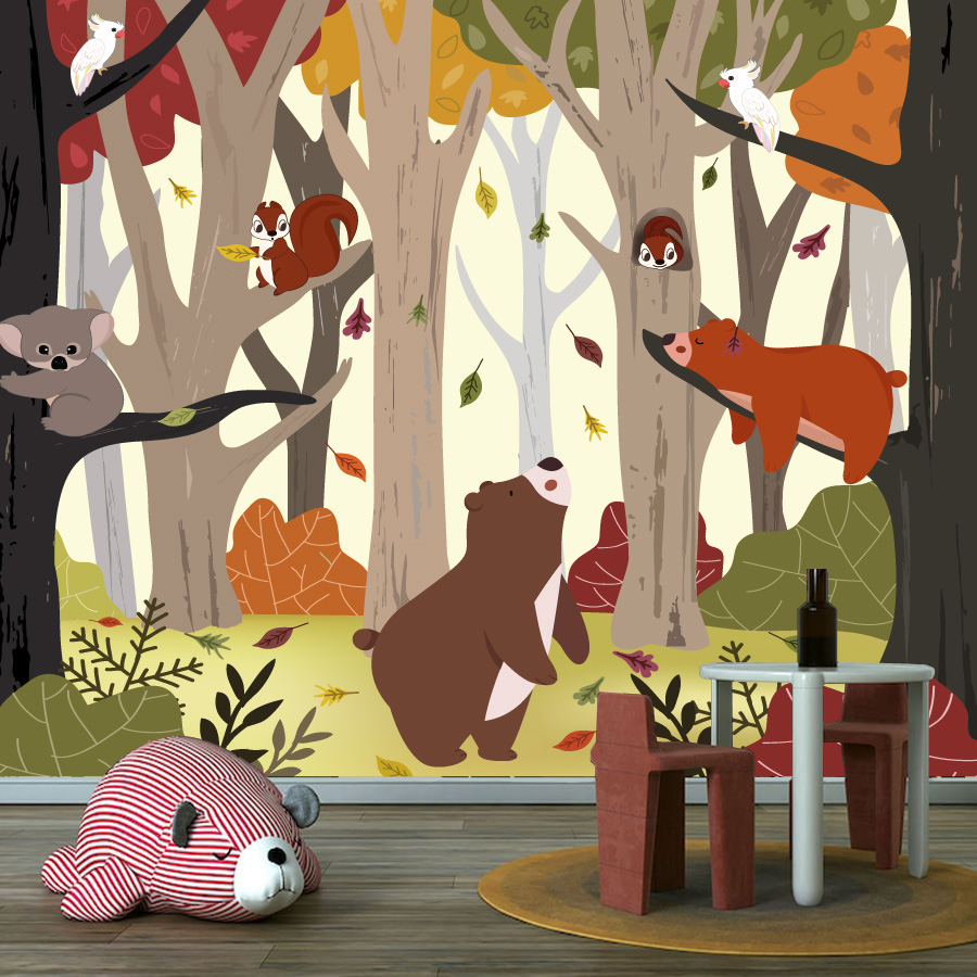 أكثر من 25 نوعًا من ورق الحائط - مراجعة Baby Nursery Jungle Wallpaper وسعره